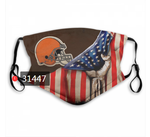 NFL 2020 Cleveland Browns 139 Dust mask with filter->nfl dust mask->Sports Accessory